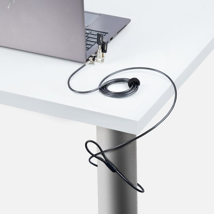 Startechcom Câble de Sécurité avec Clé pour Portables 2 m Réf: UNIVERSALLOCK2M Startechcom Câble de Sécurité avec Clé pour Portables 2 m Réf: UNIVERSALLOCK2M