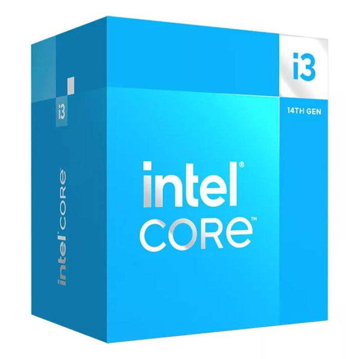 Intel Core i3-14100 Processeur 4 Cœurs jusqu'à 4.7 GHz avec Boîte d'origine BX8071514100 - 12e Génération