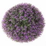 BigBuy Garden Plante décorative Ballon Lavande Plastique 40 x 40 x 40 cm