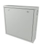 Logon - Armoire Rack Sécurité Mural 19" 1U Slim 58 x 54,6 x 15 cm pour Vidéosurveillance avec Prise PDU Type E UE et Support VESA (Réf. Lanview)