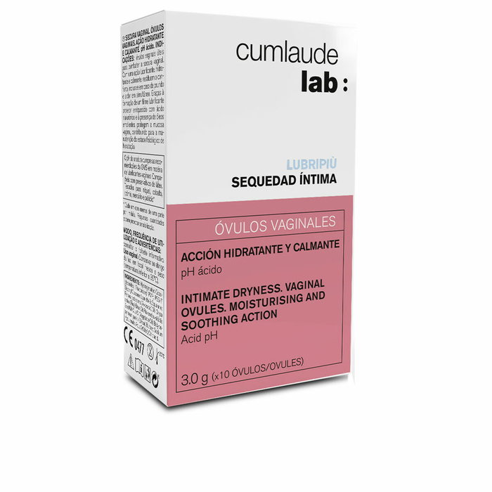 Cumlaude Lab LUBRIPIU ovules vaginaux contre la sécheresse intime 10 x 3 g