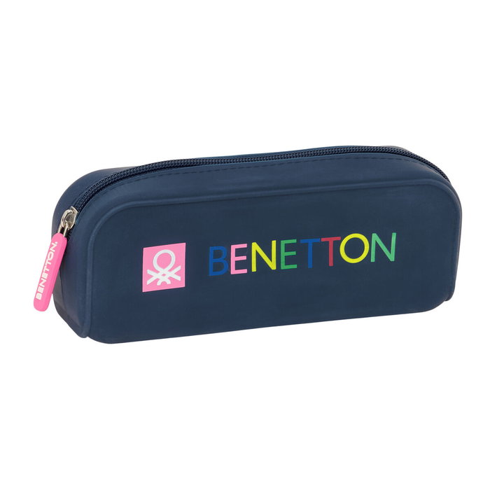 Fourre-tout Benetton Damero Blue marine 18.5 x 7.5 x 5.5 cm Fourre-tout Benetton Damero Blue marine 18.5 x 7.5 x 5.5 cm