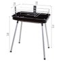 Color Baby Aktive-Barbacoa Grill 58X38X75Cm
