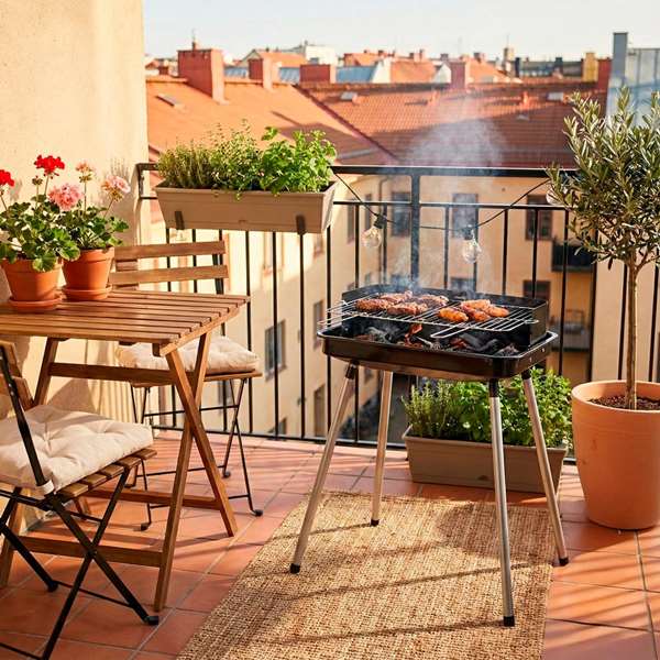 Color Baby Aktive-Barbacoa Grill 58X38X75Cm