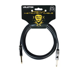VALETON 3M Premium Instrument Cable Câble Instrument 3 mètres 24AWG OFC