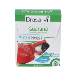 DRASANVI Nutrabasics Guarana 30 gélules - Complément alimentaire pour vitalité physique et mentale