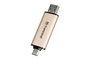 Transcend JetFlash 930C 128GB Clé USB Double Connecteur Type-A/Type-C USB 3.2 Gen 1 Vitesse Lecture 420 Mo/s Écriture 400 Mo/s
