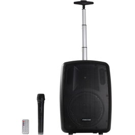 Fonestar Altavoz Portátil Amply T 100W avec Micro UHF, Bluetooth, USB, Radio FM, Batería Litio, Trolley