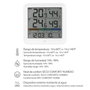 ORYX Station Météo Intérieur/Extérieur avec Humidité