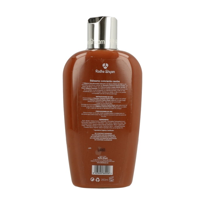 RADHE SHYAM Balsamo Acondicionador Henna Color Caoba 250ml RADHE SHYAM Balsamo Acondicionador Henna Color Caoba 250ml