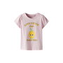 T shirt à manches courtes Enfant Name It Nmfvibeke Capsl Ballerina Rose