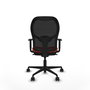 Piqueras y Crespo Chaise de Bureau Jorquera Orange Foncé