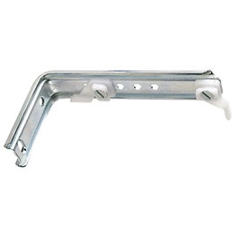 RIEL CHYC Support double pour rail en aluminium blanc renforcé