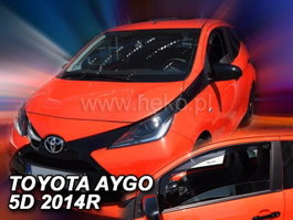 Heko Déflecteurs de fenêtre pour Citroen C1 II et Toyota Aygo II 5D