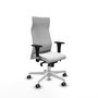 Piqueras Y Crespo Fauteuil Albacete Blanc avec Mécanisme Synchrone et Bras 1D