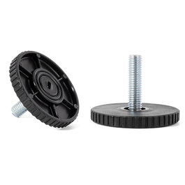 FICCO Pied niveleur Rido Ø50 M8X40 noir