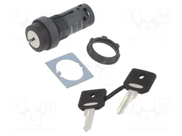 SCHNEIDER ELECTRIC Commutateur rotatif avec clé Harmony XB7 noir 22mm