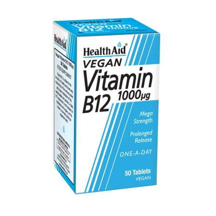 HEALTHAID Vitamine B12 1 000 µg 50 comprimés HEALTHAID Vitamine B12 1 000 µg 50 comprimés