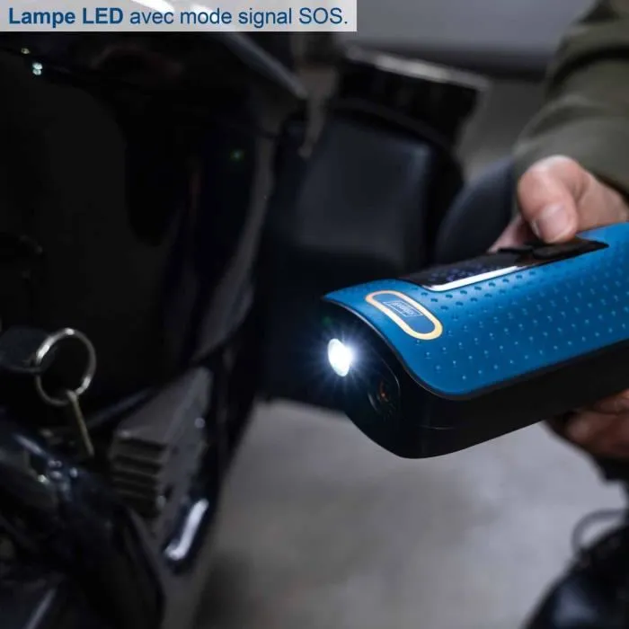 Scheppach - Compresseur d'air gonfleur électrique portable sans fil 10,3 bars / 150 PSI pour vélo, voiture, moto, sport - Réf. AC10/8V