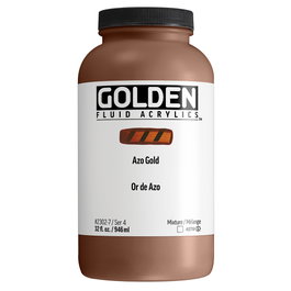 Golden Couleurs Acryliques Fluides Azo Or 946 ml