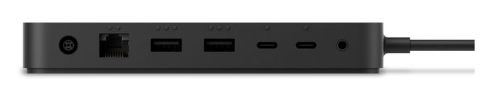 Microsoft Surface Thunderbolt 4 Dock pour Entreprise - Station d'accueil Thunderbolt 4, connectivité pour 2 moniteurs 4K, hub pour webcam et téléphone