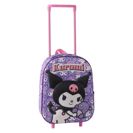 Cerdá Mochila Infantil Trolley 3D Hello Kitty Kuromi - Violet