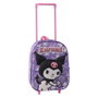 Cerdá Mochila Infantil Trolley 3D Hello Kitty Kuromi - Violet