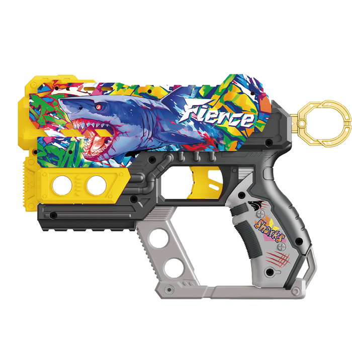 Tachan - Pistolet Blaster Street Shot - Pistolet à fléchettes soft - Style graffiti urbain - Inclut 6 fléchettes en mousse - Dimensions 21,9x14,9x3,8 cm - Pour enfant dès 8 ans Tachan - Pistolet Blaster Street Shot - Pistolet à fléchettes soft - Style graffiti urbain - Inclut 6 fléchettes en mousse - Dimensions 21,9x14,9x3,8 cm - Pour enfant dès 8 ans