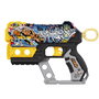 Tachan - Pistolet Blaster Street Shot - Pistolet à fléchettes soft - Style graffiti urbain - Inclut 6 fléchettes en mousse - Dimensions 21,9x14,9x3,8 cm - Pour enfant dès 8 ans