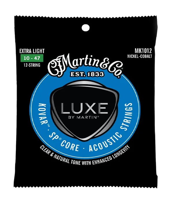 Martin Luxe Kovar Sp Core Extra Light (12St) 10-47 Jeu de cordes acoustiques Martin Luxe Kovar Sp Core Extra Light (12St) 10-47 Jeu de cordes acoustiques