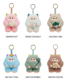 Dreame Mart Giggle Monster Présentoir Porte-clés Peluche 11 cm Marshmallow Dreams (6)