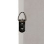 Toile Deco Blanc Taupe 80 x 4 x 80 cm