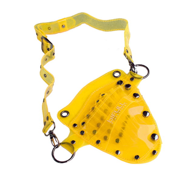 Bifull Cartuchera - Trousse scolaire ou de bureau en polyuréthane, couleur jaune, compartiments multiples et zippée Bifull Cartuchera - Trousse scolaire ou de bureau en polyuréthane, couleur jaune, compartiments multiples et zippée
