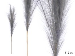 Giftdecor Rama Décorative 110 cm Gris Plastique et Métal (Set de 24)