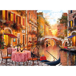 CLEMENTONI Puzzle Venise 1500 Pièces - 59,2 x 84,3 cm - Puzzle d'Art avec Vue sur Venise