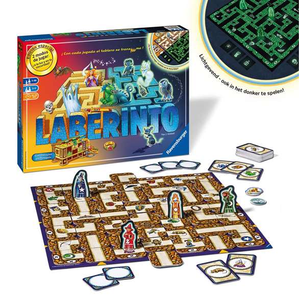 Ravensburger Labirynthe 30e anniversaire - avec plateau transformable - éditions allemande, française, espagnole, italienne