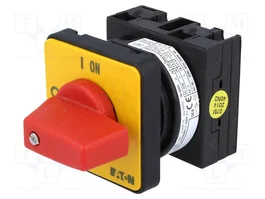 EATON ELECTRIC Commutateur à cames d'urgence rouge/jaune 20A 2 pôles