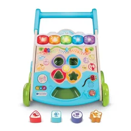 VTECH Super Trotteur Nature Interactif en Bois Certifié FSC - Jouet Educatif avec Piano Lumineux, Boulier et Roue Météo pour Apprendre à Marcher - Version Française