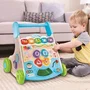 VTECH Super Trotteur Nature Interactif en Bois Certifié FSC - Jouet Educatif avec Piano Lumineux, Boulier et Roue Météo pour Apprendre à Marcher - Version Française