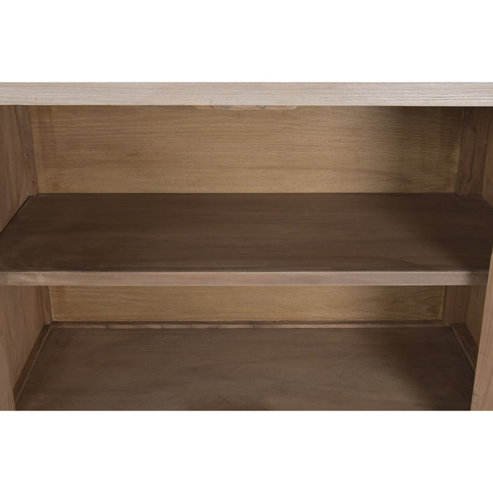 Home ESPRIT Buffet Naturel Verre et Bois