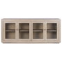 Home ESPRIT Buffet Naturel Verre et Bois