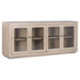 Home ESPRIT Buffet Naturel Verre et Bois