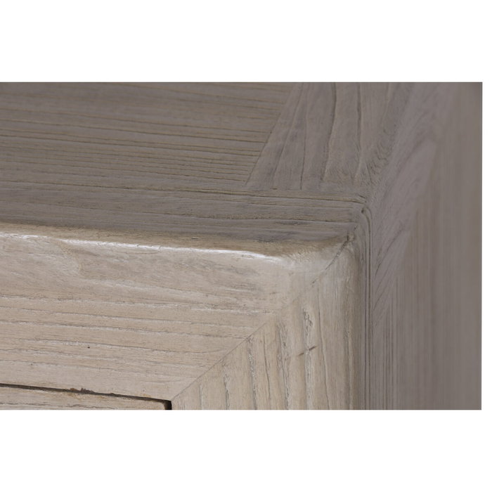 Home ESPRIT Buffet Naturel Verre et Bois