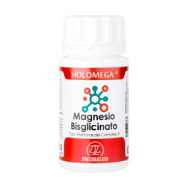 EQUISALUD Holomega Magnesio Bisglicinato con Complejo B, 50 capsules