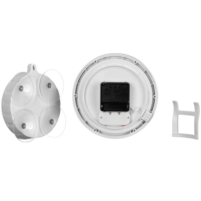 Kienzle Horloge de salle de bain DCF avec thermo-hygromètre Kienzle Horloge de salle de bain DCF avec thermo-hygromètre