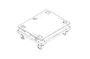 JBLPRO Transporteur vertical pour (4) SRX910LA