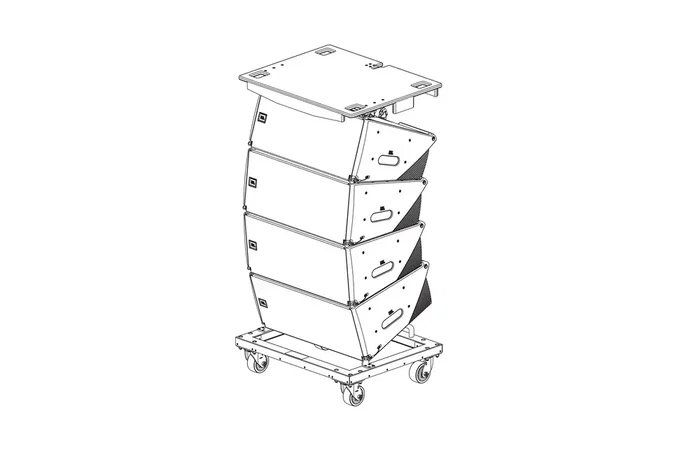 JBLPRO Transporteur vertical pour (4) SRX910LA