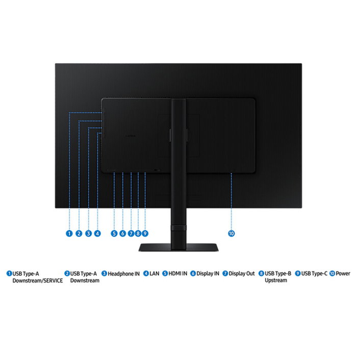 Samsung ViewFinity LS32D600UAU Moniteur Gaming 32 pouces Quad HD 100 Hz Noir