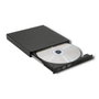 QOLTEC Entraînement extérieur DVD noir USB 2.0