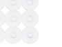 Berilo Tapis de Bain Antidérapant Brique Transparent PVC 6x36x6 cm (Set de 6)